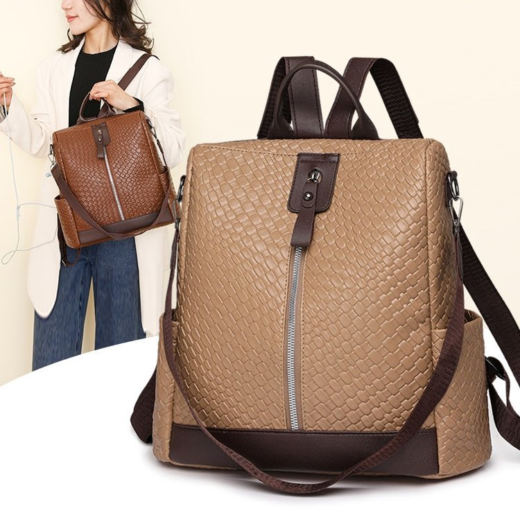 Soft Leather Casual Large Capacity New Fashion Women'S Backpacks 2278