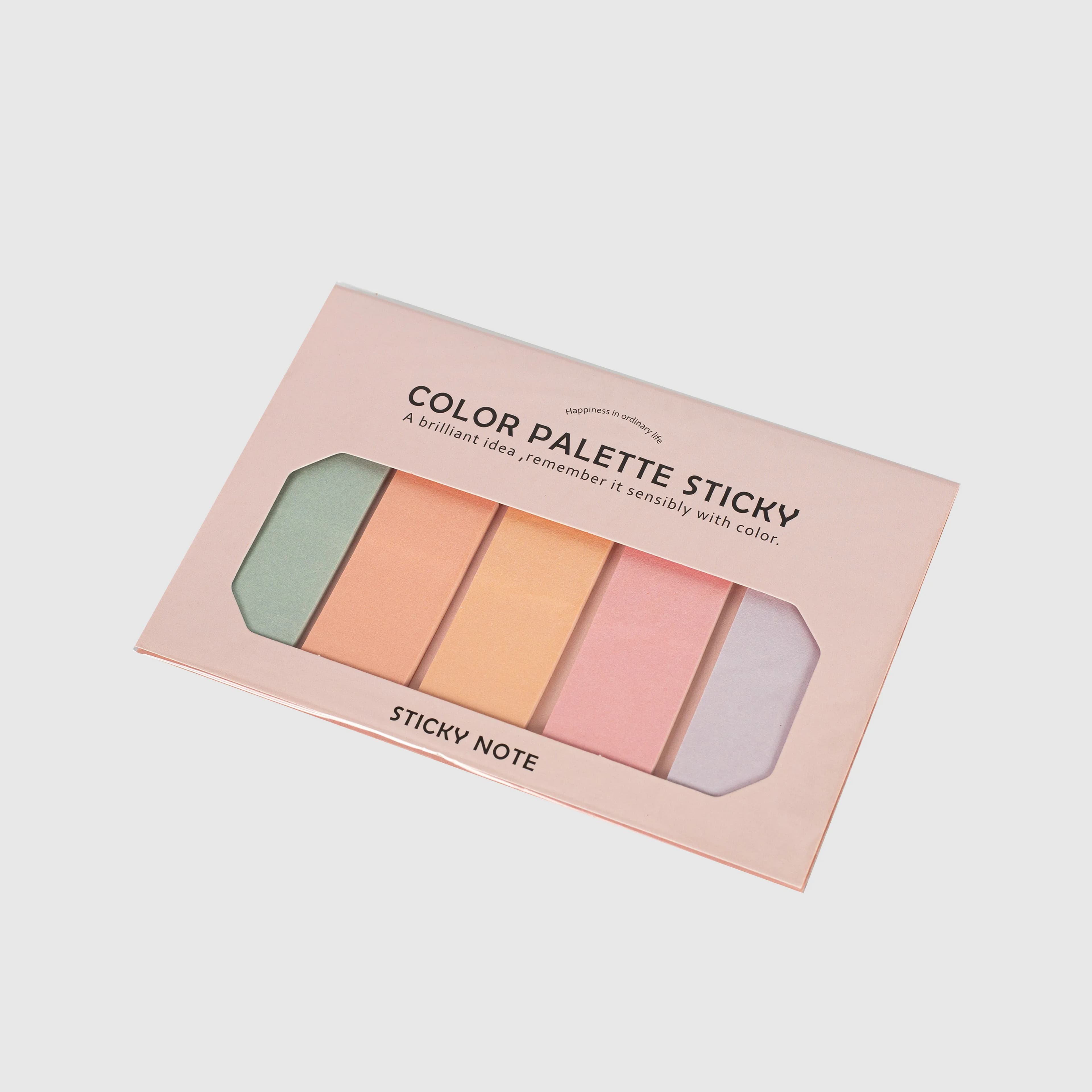 Color Palette Sticky Notes - Coral