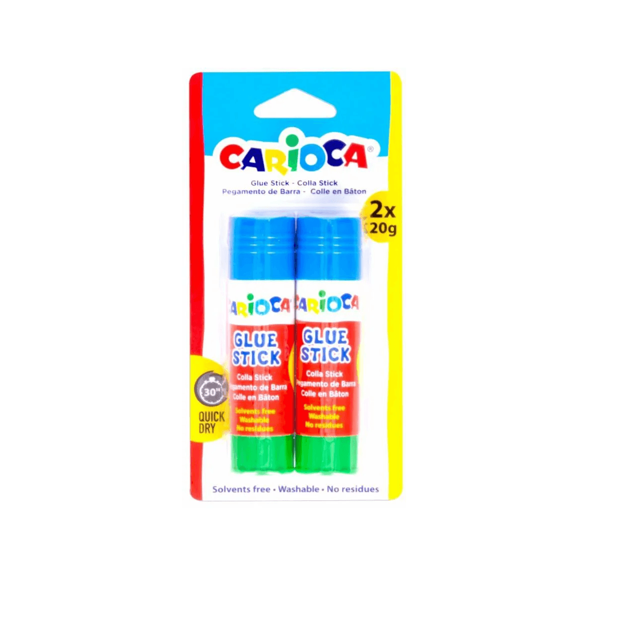 Carioca Gluestick 20 Gr.bl.2pcs