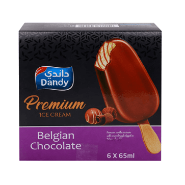 Dandy Ice Cream Belgian Chocolate Stick 6X65Ml