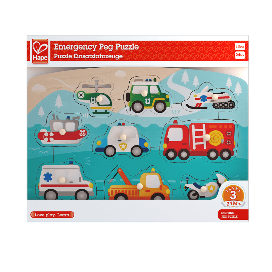 Hape Emergency Peg Puzzle