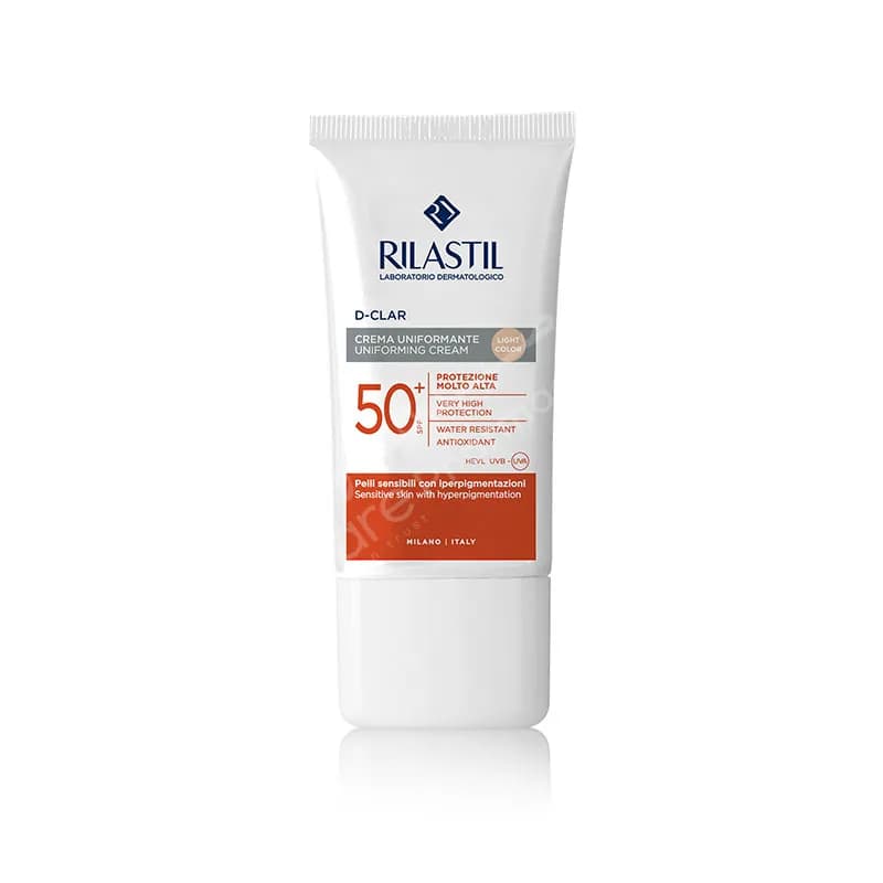 Rilastil D-Clar Uniforming Cream Spf 50+ Light 40Ml (Buy 1 Get 1 Free)