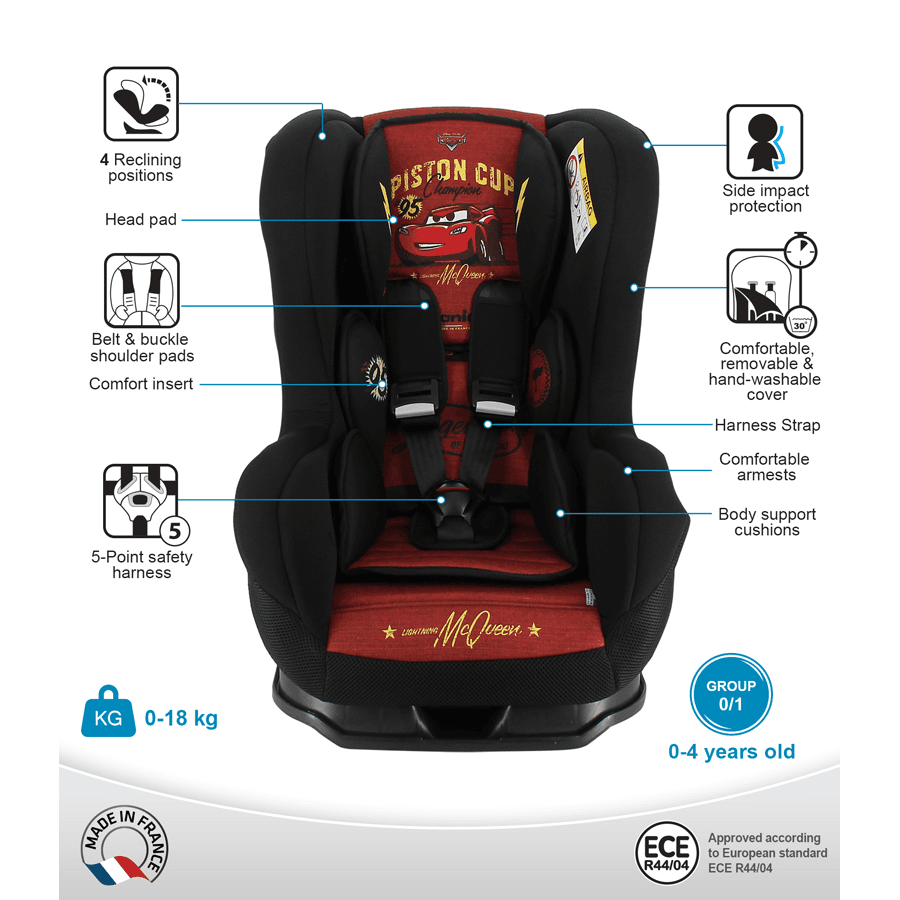 Nania Cosmo Cars Luxe For Group 0/1 (0-18Kg)