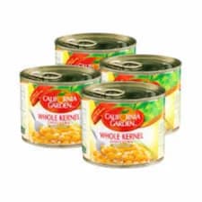 California Garden Whole Kernel Sweet Corn, 4x200g