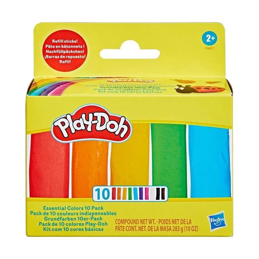 Play-Doh Essential Refill Stick Colors Set (10 Pack)