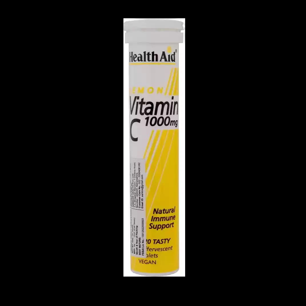 Healthaid Vitamin C Eff. 1G Lemon Tab 20'S