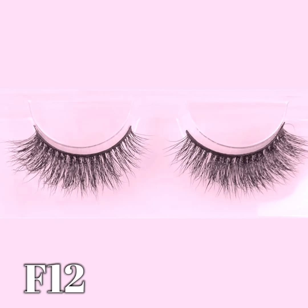 Natural Mink Eyelashes F12