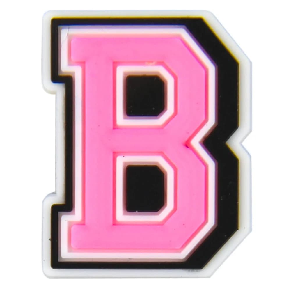 Crocs Charms Jibbitz- Pink Letter B