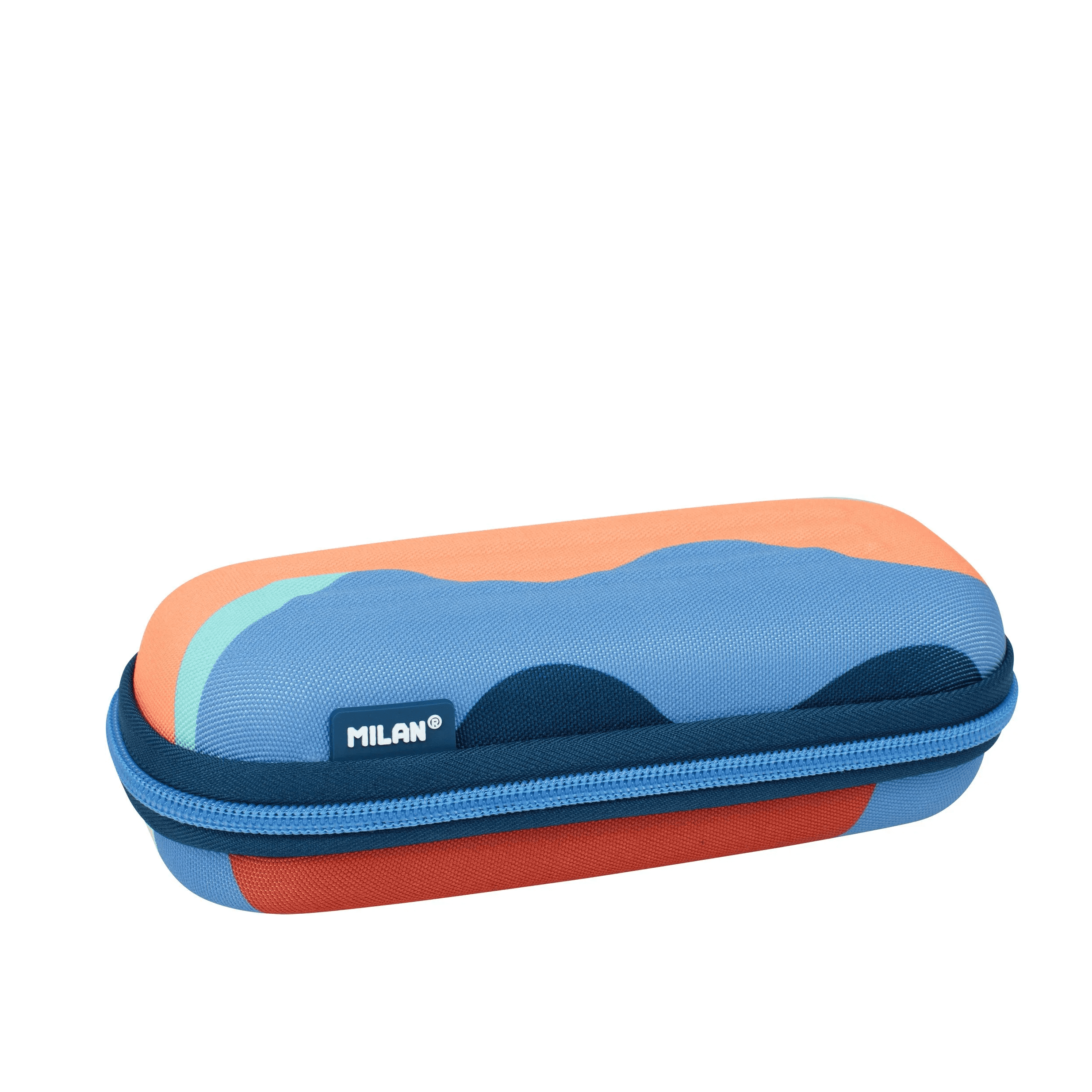 Semi-rigid oval pencil case The Fun series, multicolour