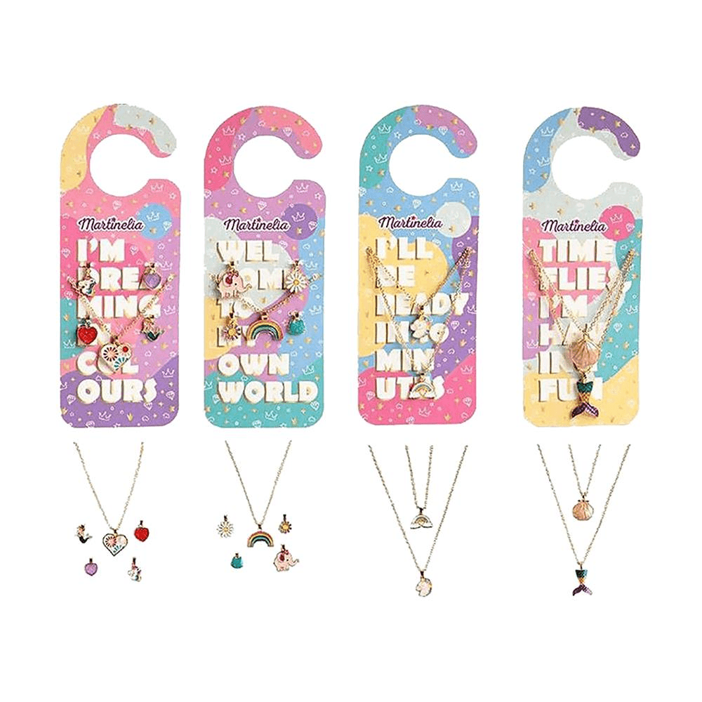 Martinelia Door Hanger Necklaces Set for 5+ Years - Assorted
