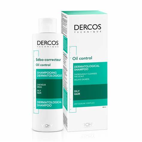 Vichy Dercos Oil Control Shampoo For Oily Hair 200 Ml