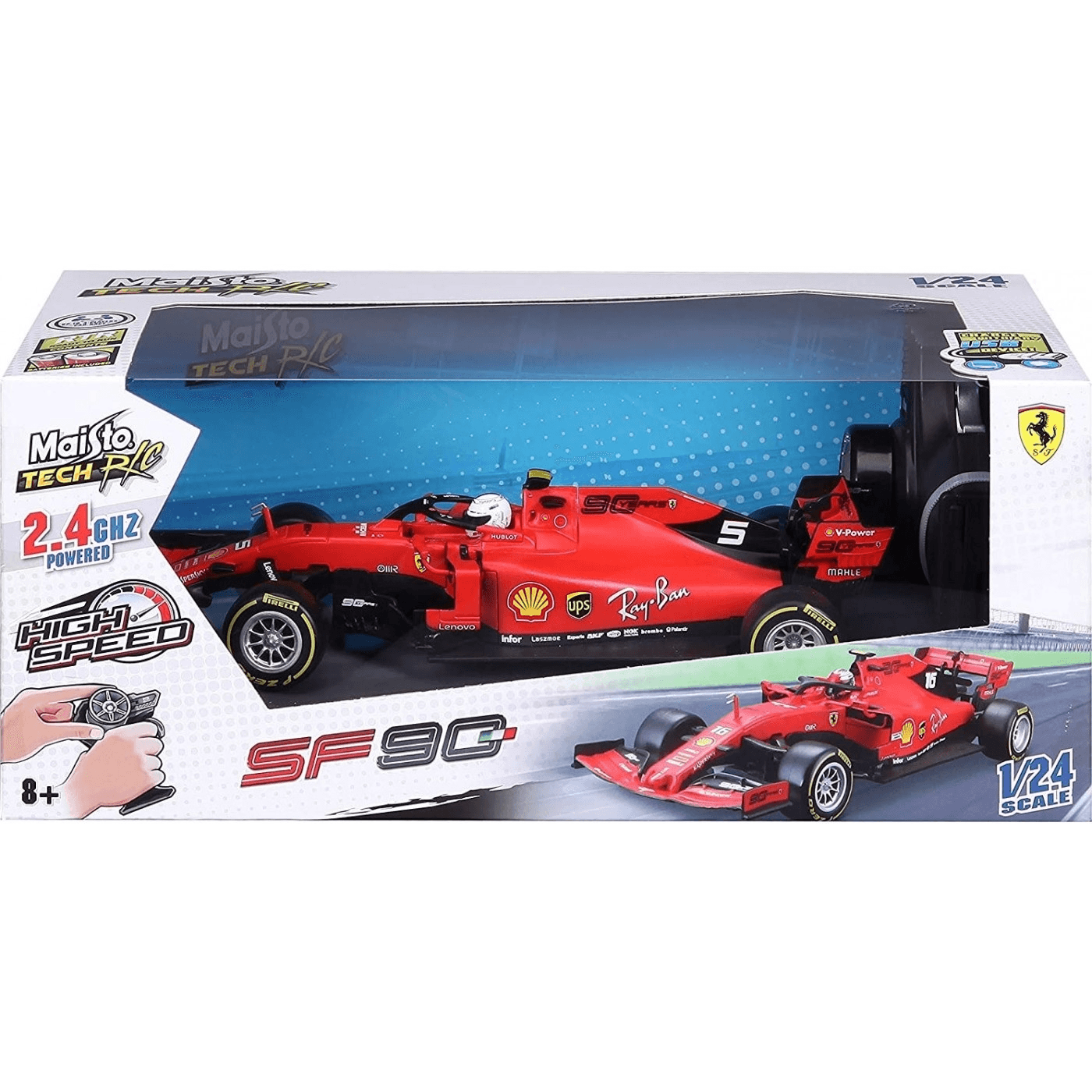 ميستو آر / سي- 1:24 فلوريدا فيراري Sf90 (2019) 82353