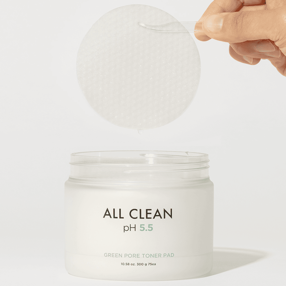 أقراص تونر Heimish All Clean Green Pore بحجم 300 غرام وعددها 75 قرصًا.