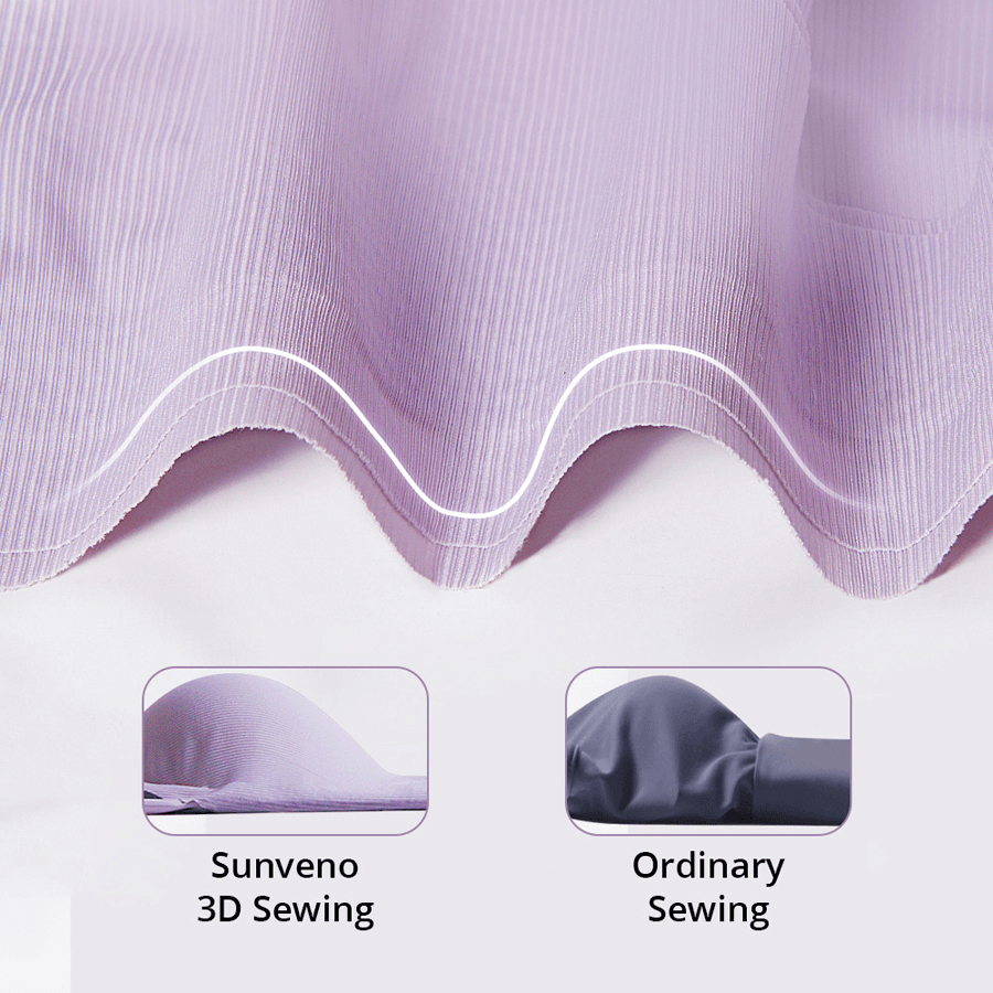 Sunveno Maternity Cross Fit Nursing & Sleep Bra Xl (Purple)