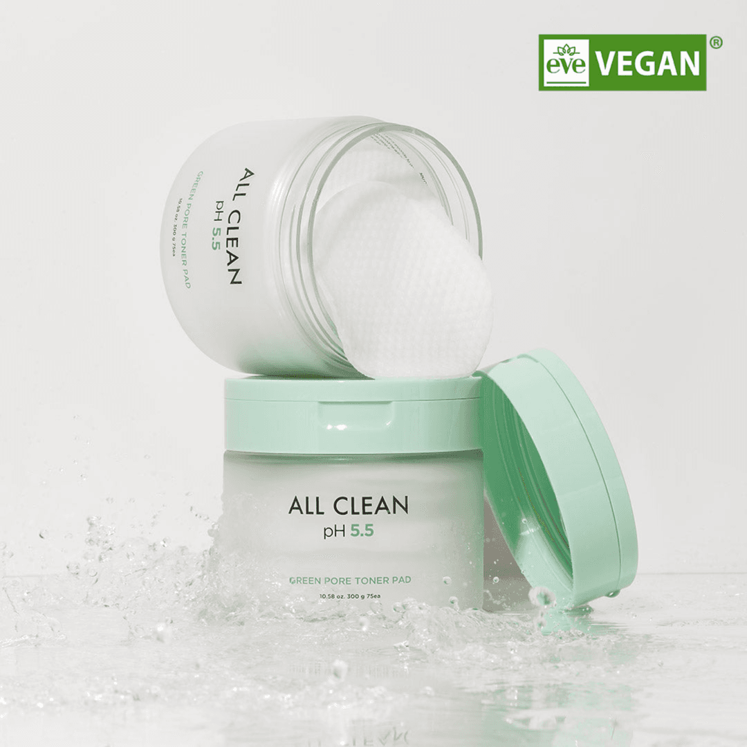 أقراص تونر Heimish All Clean Green Pore بحجم 300 غرام وعددها 75 قرصًا.