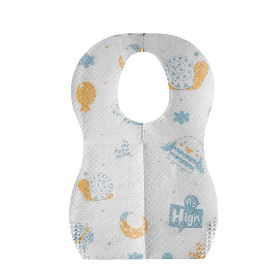 Sunveno Disposable Baby Bibs 20 Pcs (Blue)