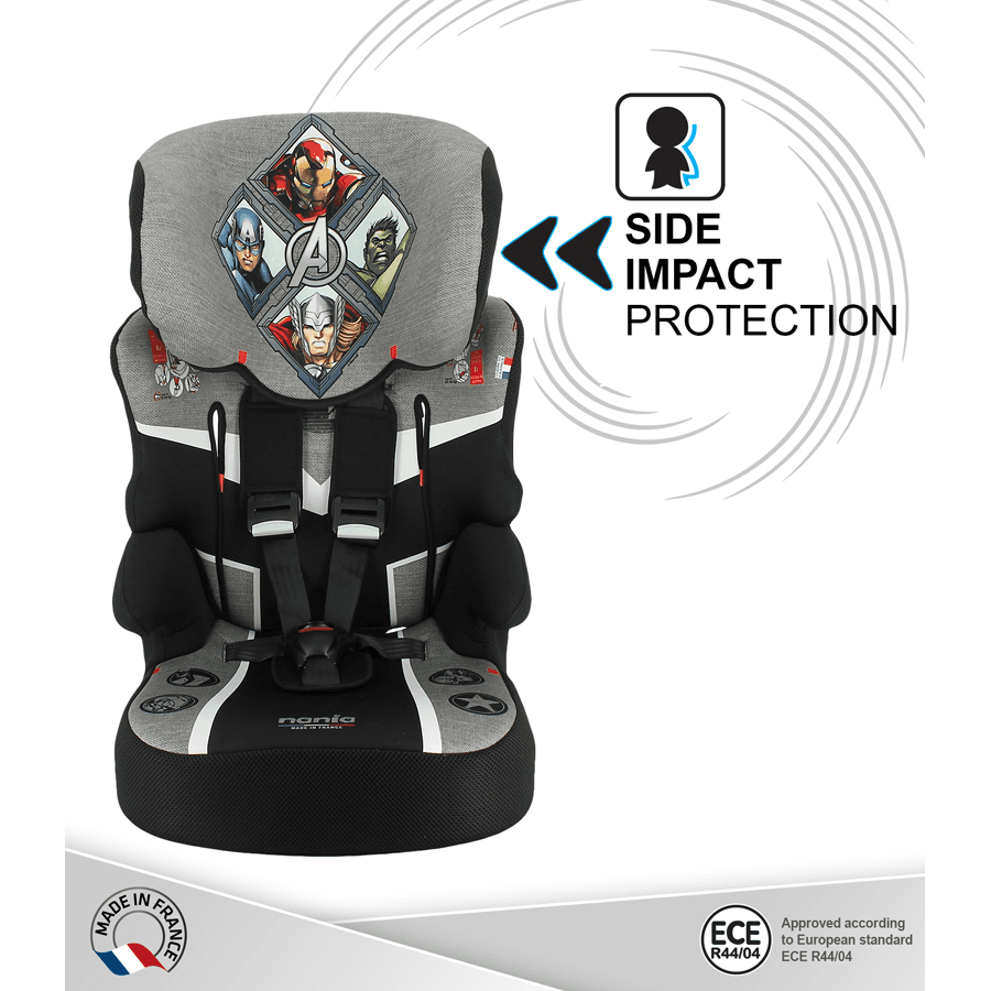 Nania Avengers Heroes Beline Carseat For Group 1/2/3 (Grey)