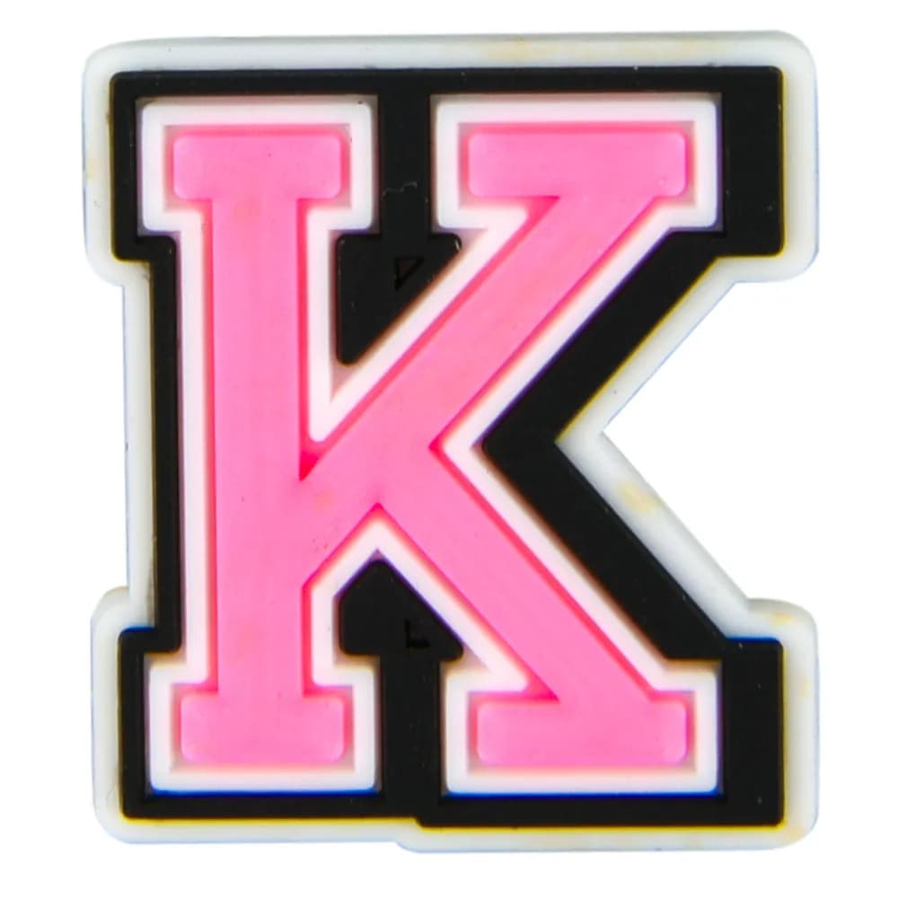 Crocs Charms Jibbitz- Pink Letter K