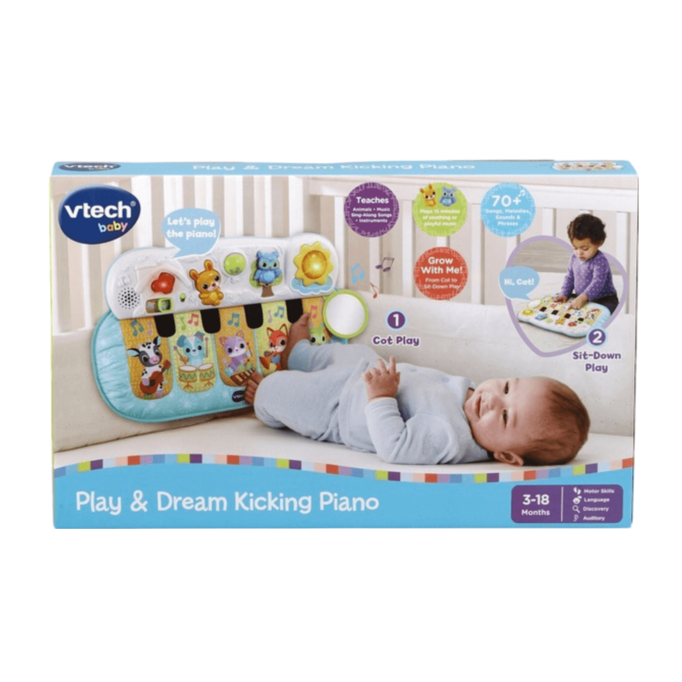Vtech اللعب والحلم ركل البيانو