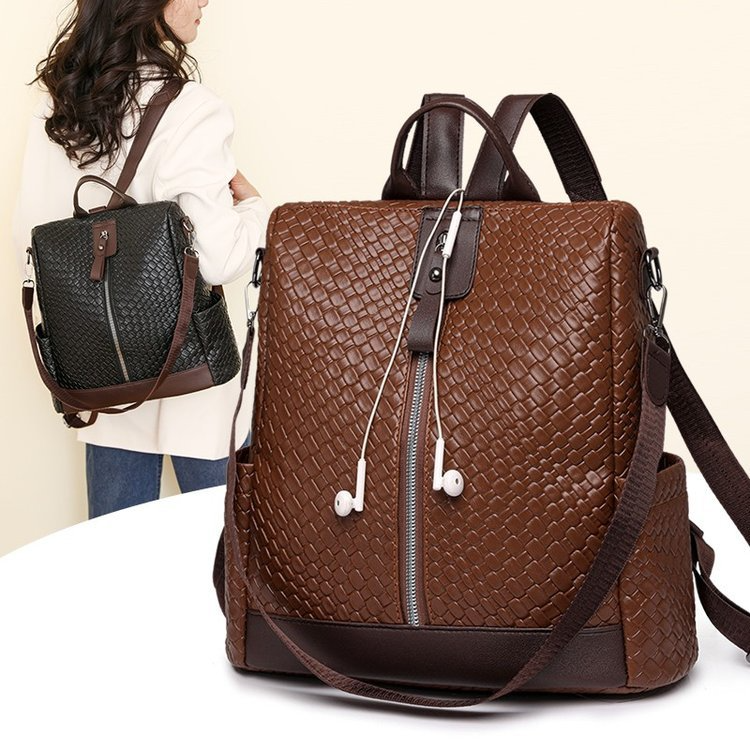 Soft Leather Casual Large Capacity New Fashion Women'S Backpacks 2278