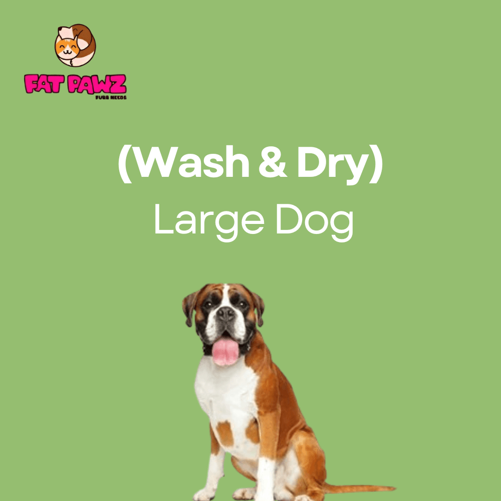 Large Dog  21 - 35Kgs (Wash and Dry Package)