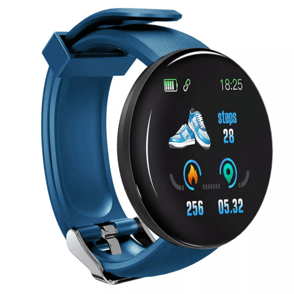 D18 Fitness Tracker Bluetooth Smart Bracelet Heart Rate Monitor With Colour Lcd Touch Screen For And