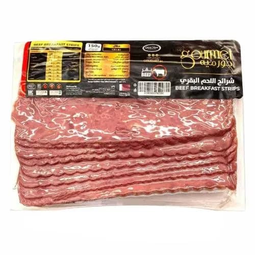 Gourmet Beef Breakfast Strips, 150G