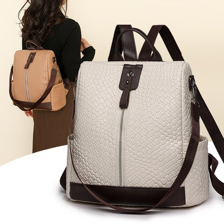 Soft Leather Casual Large Capacity New Fashion Women'S Backpacks 2278