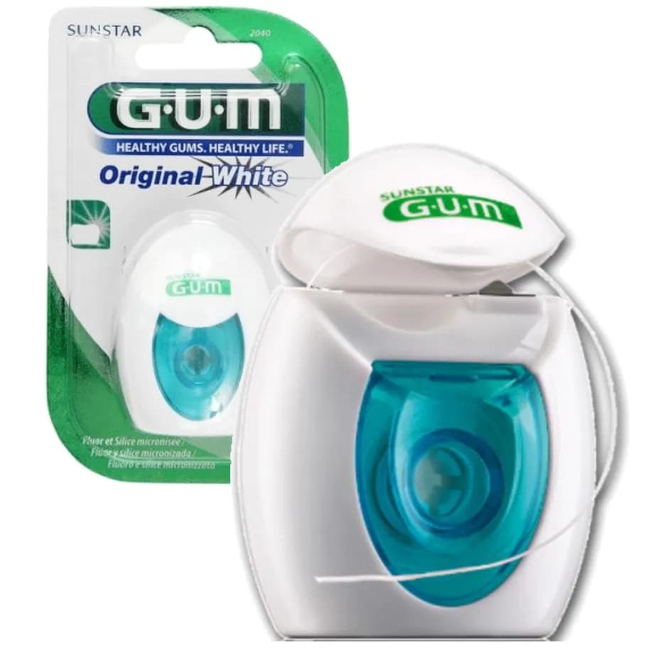 Gum Original White Waxed Floss 30 M