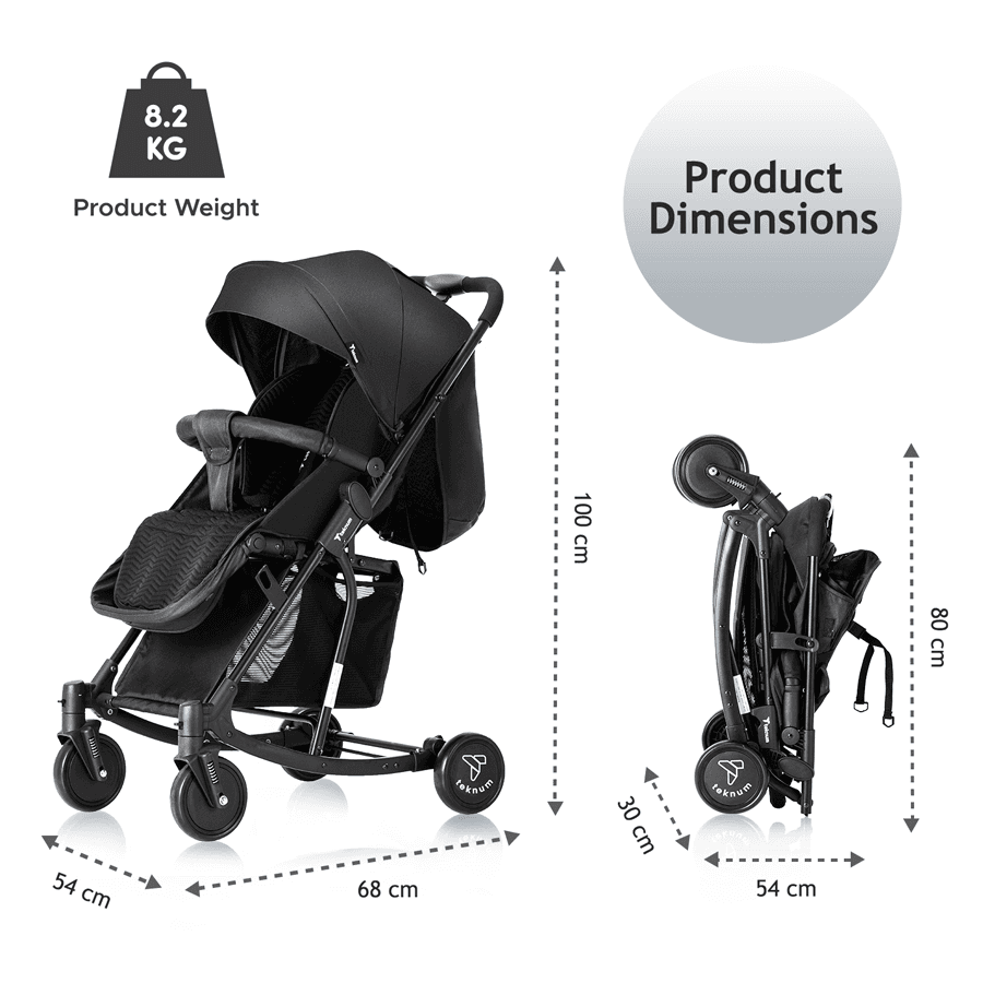 Teknum Stroller With Rocker (Black)