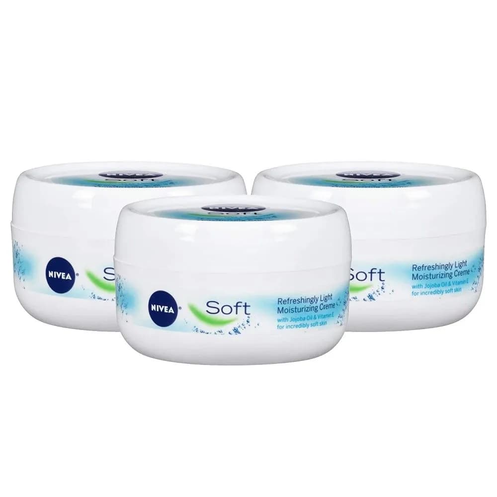 Nivea Soft Jar Cream 100Mlx3 @20% Off