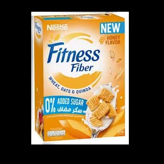 Fitness 0% Added Sugar Honey Flavor Fiber Cereals, 310g