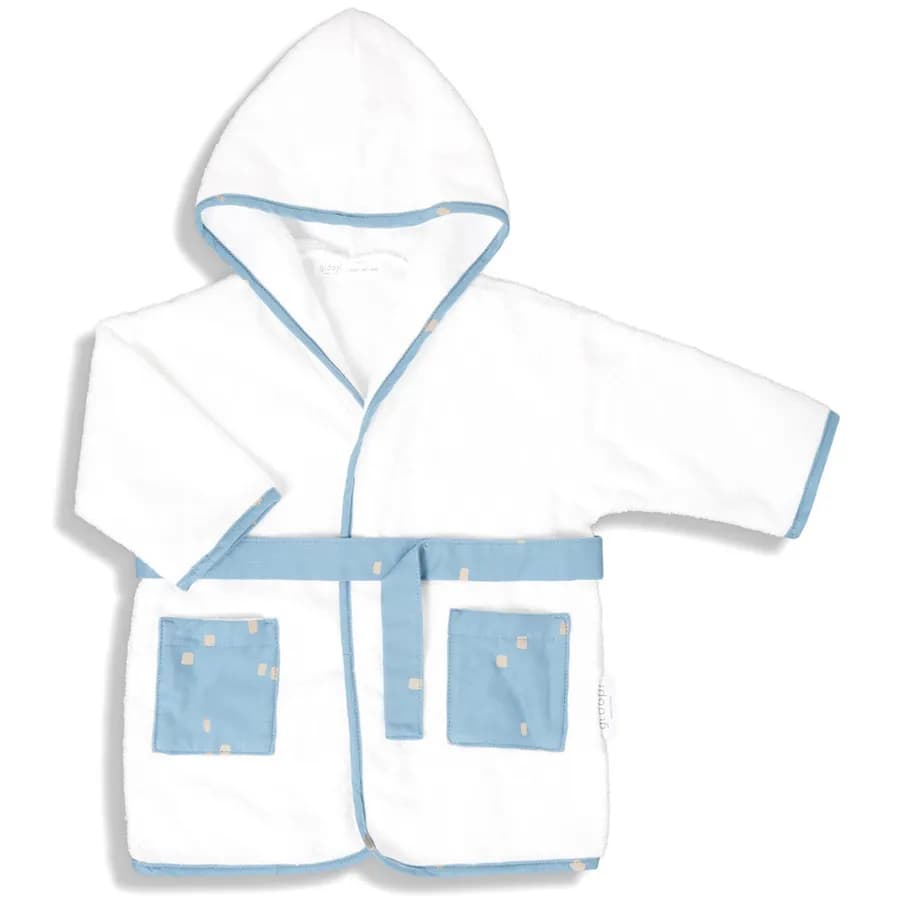 Gloop Bath Robe 12-24m (City Blue)