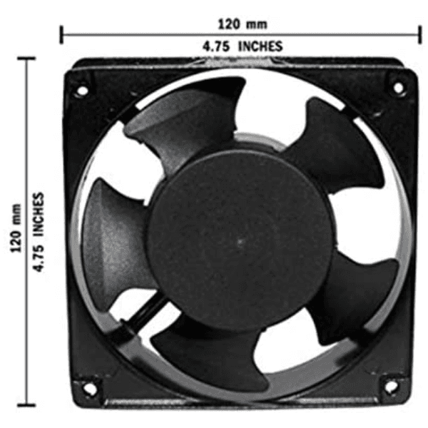 Galaxy 4 Inch Cabinet Cooling Panel Cooling Fan