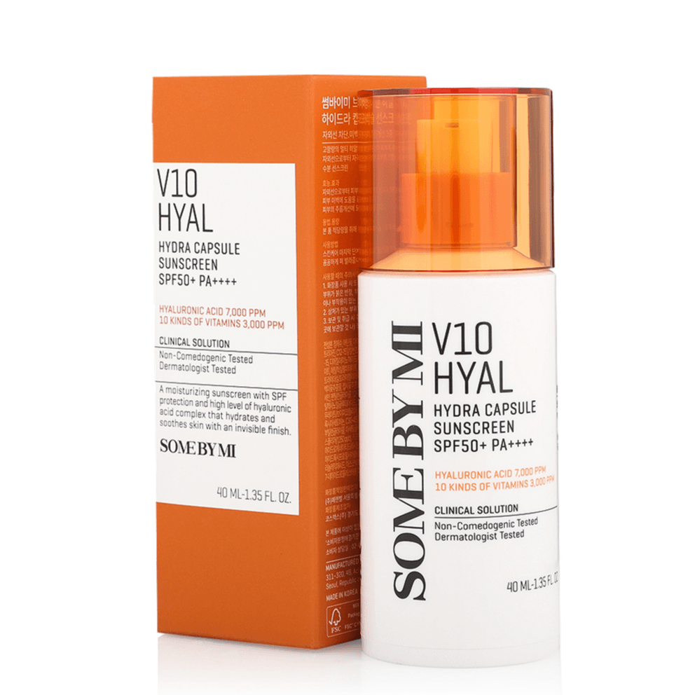 : كريم الوقاية من الشمس Some By Mi V10 Hyal Hydra Capsule SPF50+ بسعة 40 مل