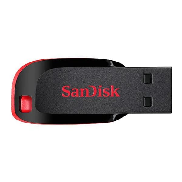 Sandisk Sdcz50-064G-B35 64Gb Cruzer Blade Usb 2.0 Flash Drive - Black & Red