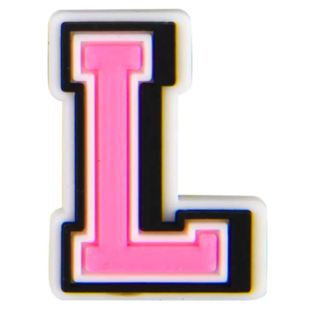 Crocs Charms Jibbitz- Pink Letter L