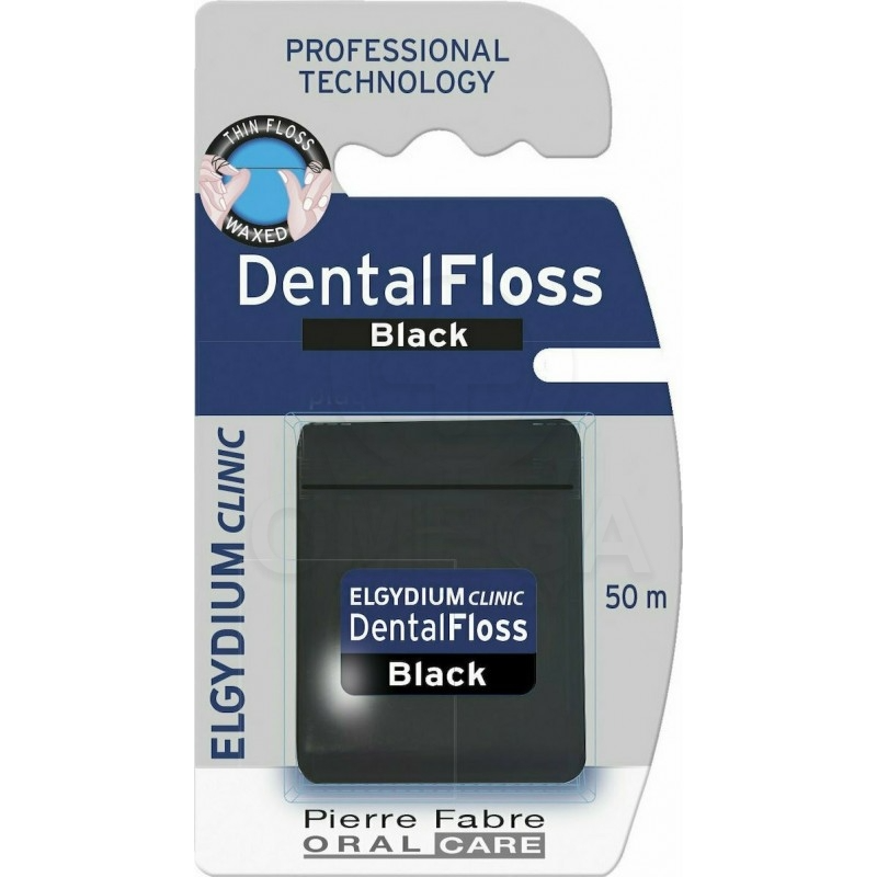 Elgydium Black Dental Floss - 50M