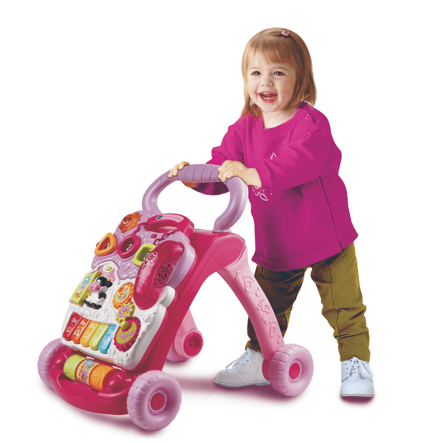 Vtech First Steps Baby Walker (Pink/Red)