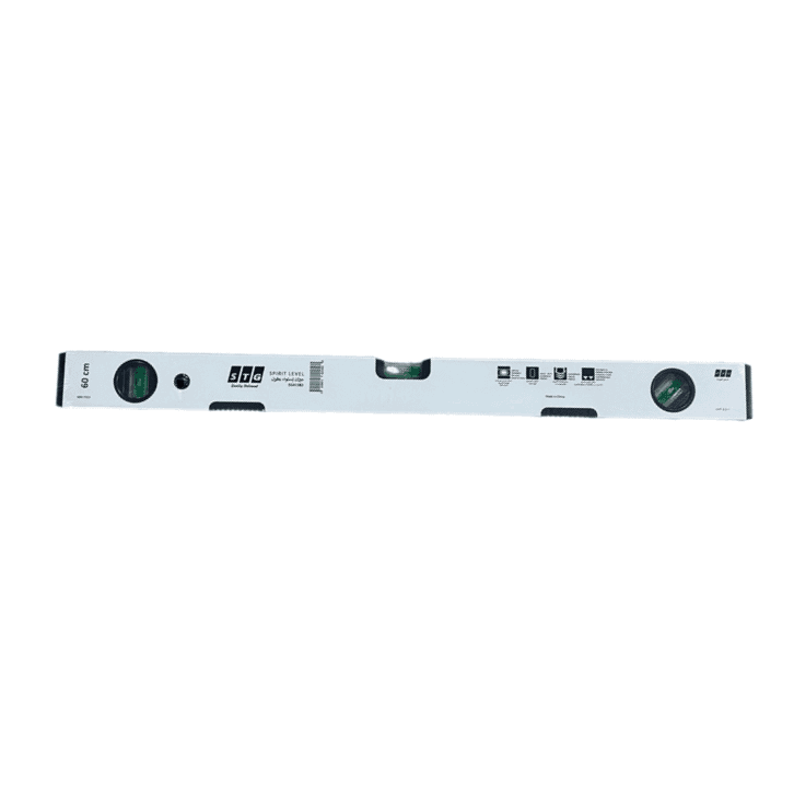 Spirit Level With Magnet, White Color Size 60Cm Brand Stg - 9669