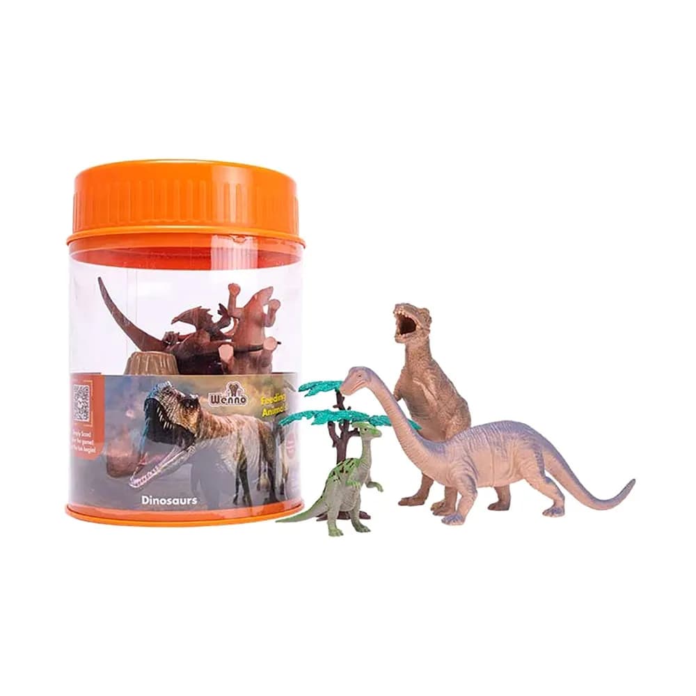 14 Pcs Dinosaur Playset In 9.5