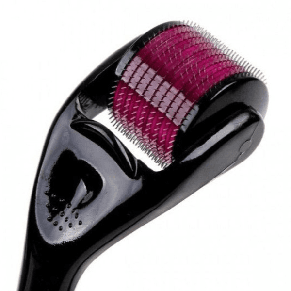 Derma Roller 1.0 Mm For Face Treatment Dr01Bp Black And Pink