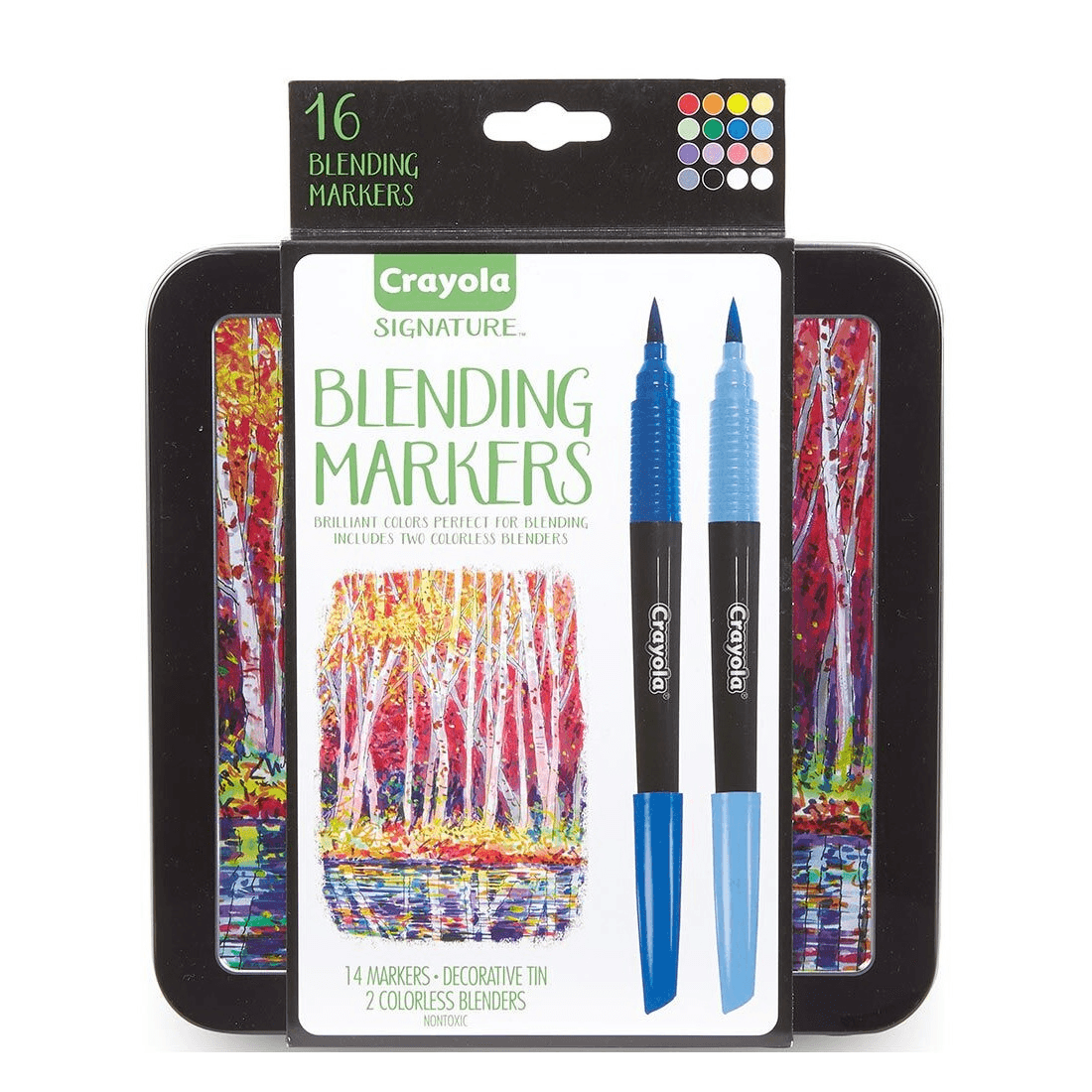 Crayola Signature ، 16 قلم تلوين