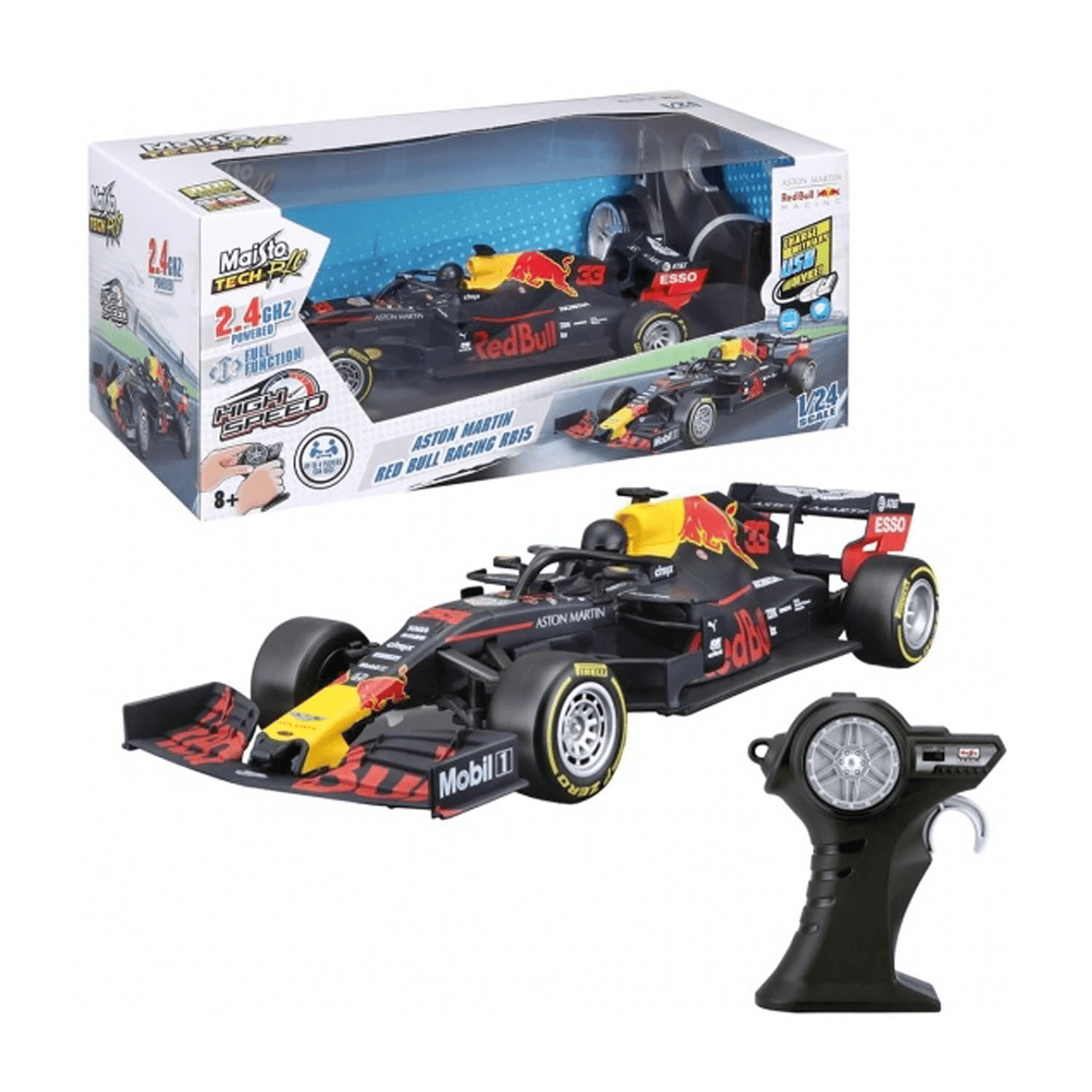 مايستو 1:24 F1 أستون مارتن ريد بول ريسينغ Rb15 (2019) - 2.4 جيجاهرتز (USB قابل لإعادة الشحن) 82351