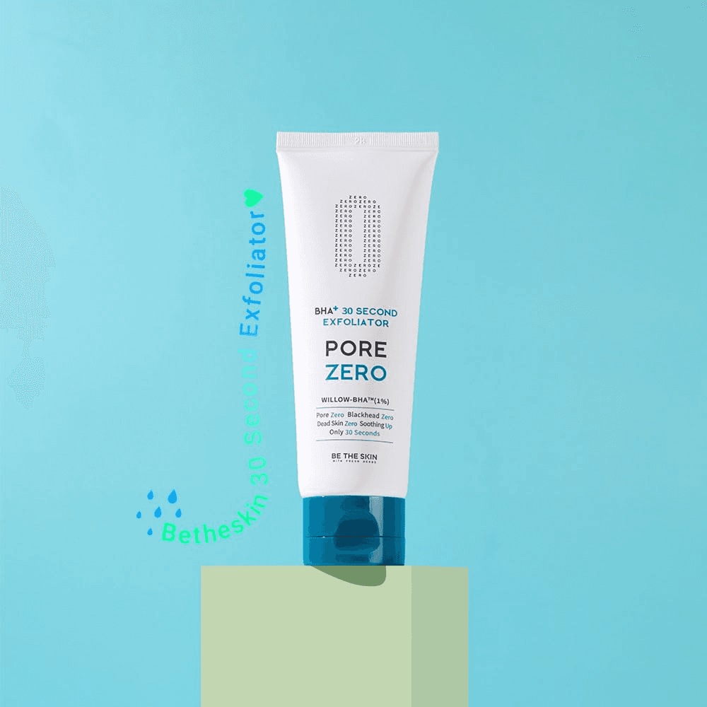 مقشر Be The Skin BHA+ 30 Second Exfoliator Pore Zero بحجم 100 غرام.