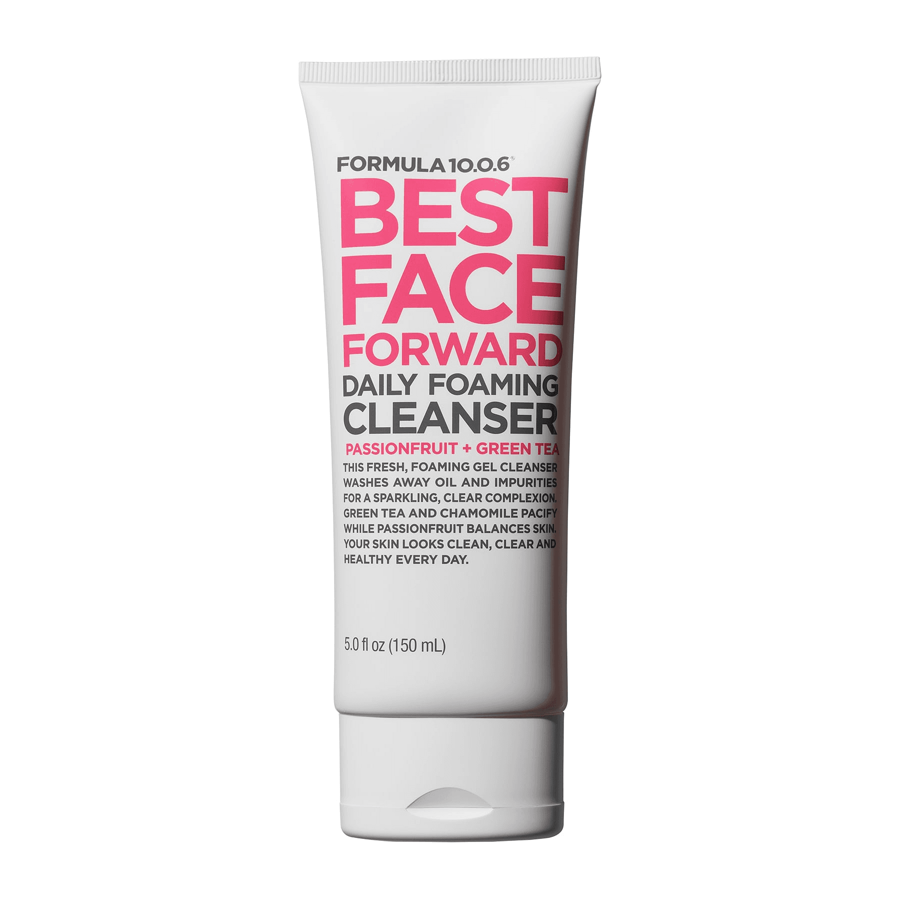 Formula 10.0.6 Best Face Forward Daily Foam Cleanser Passionfruit + Green Tea 150Ml