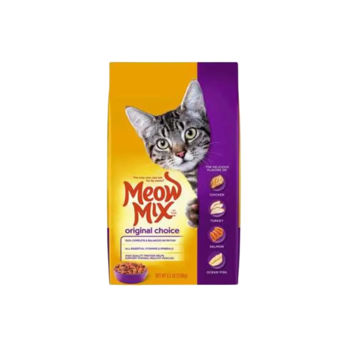 Meow Mix Original Cat Food  2.86Kg