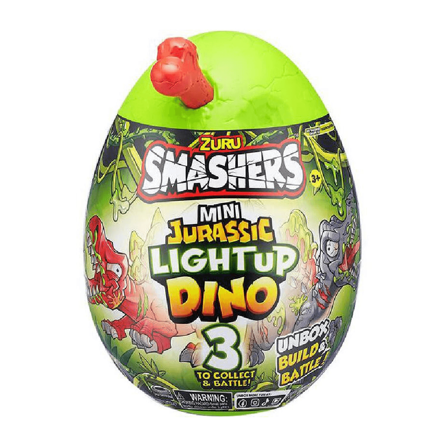 Zuru Smashers Jurassic Series 1 ميني لايت أب دينو Pdq