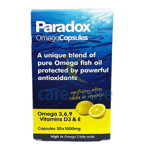 Paradox Omega 3 6 & 9, 30 Capsules