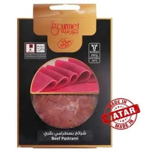 Gourmet Beef Pastrami Slices 250 G